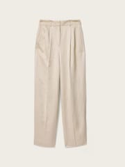 AllSaints Cream Helena Trousers - Image 7 of 7