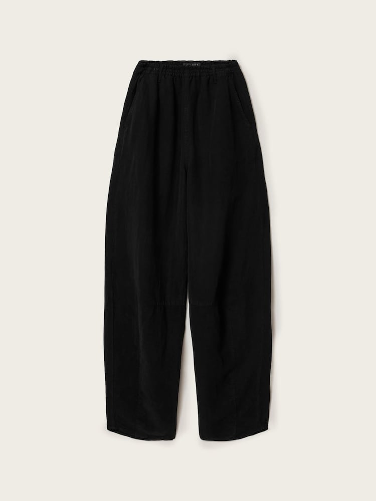 AllSaints Black Jett Pull On Trousers - Image 7 of 7