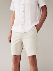 Khaki Green/Stone/Blue Straight Fit Stretch Chinos Shorts 3 Pack - Image 14 of 14