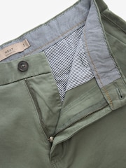 Khaki Green/Stone/Blue Straight Fit Stretch Chinos Shorts 3 Pack - Image 5 of 14