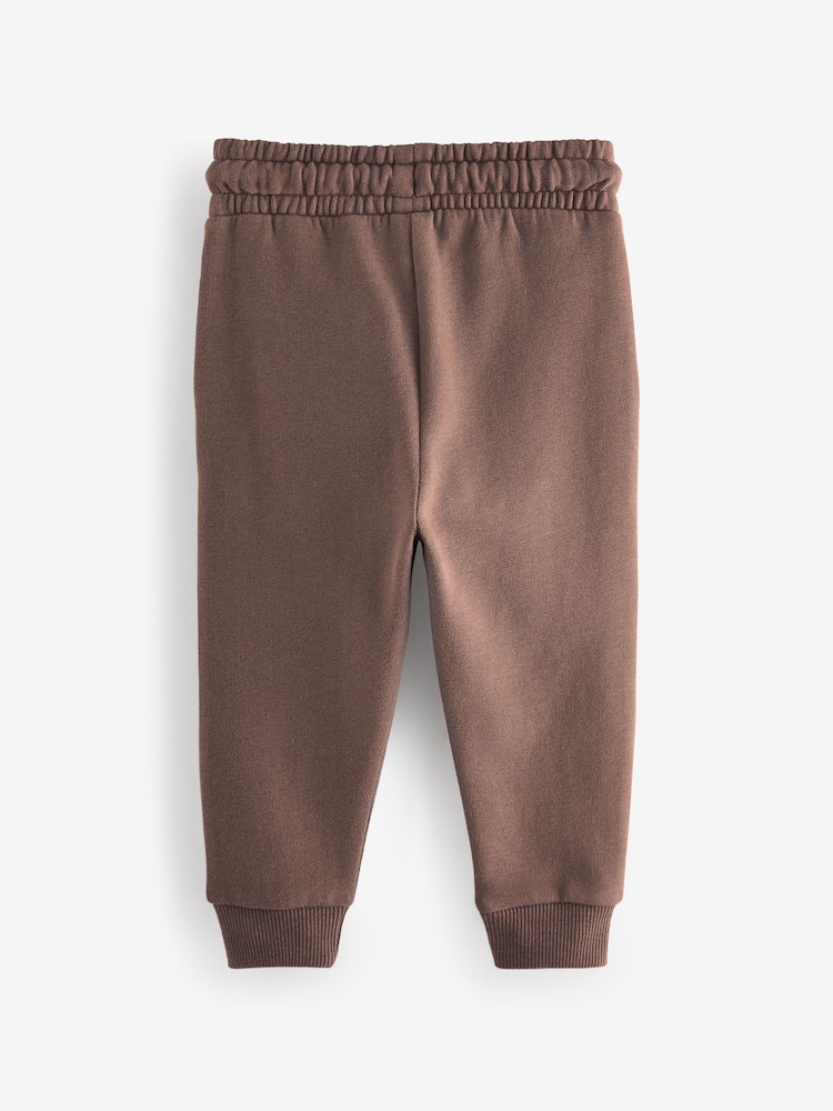 Mink Brown Soft Touch Jersey Joggers (3mths-7yrs) - Image 1 of 1