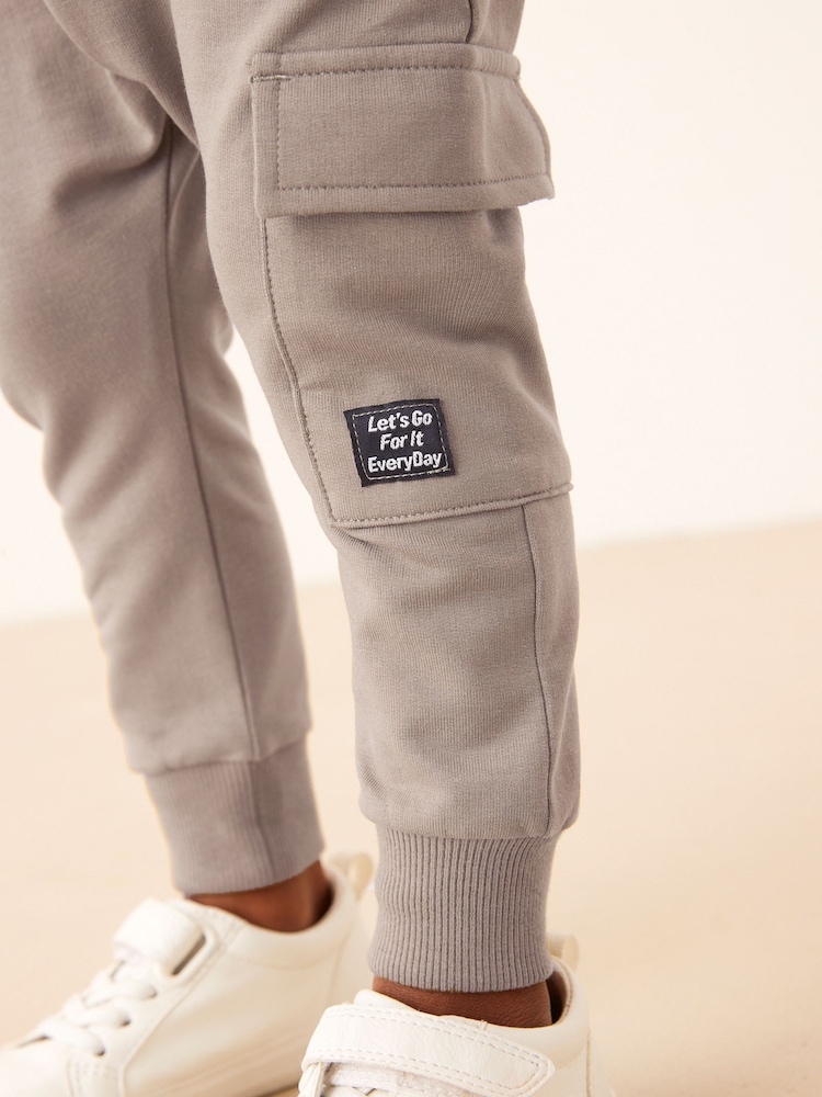 Stone Super Skinny Utility Joggers (3mths-7yrs) - Image 4 of 7