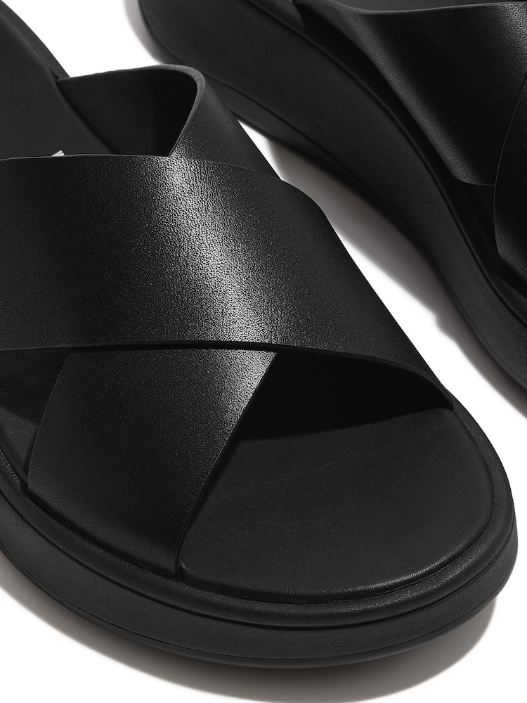 FitFlop F-Mode Leather Flatform Sandals - Image 4 of 4