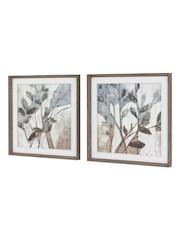 Gallery Home White Flora & Figure Framed Canvas Set of 2 - Image 4 of 4