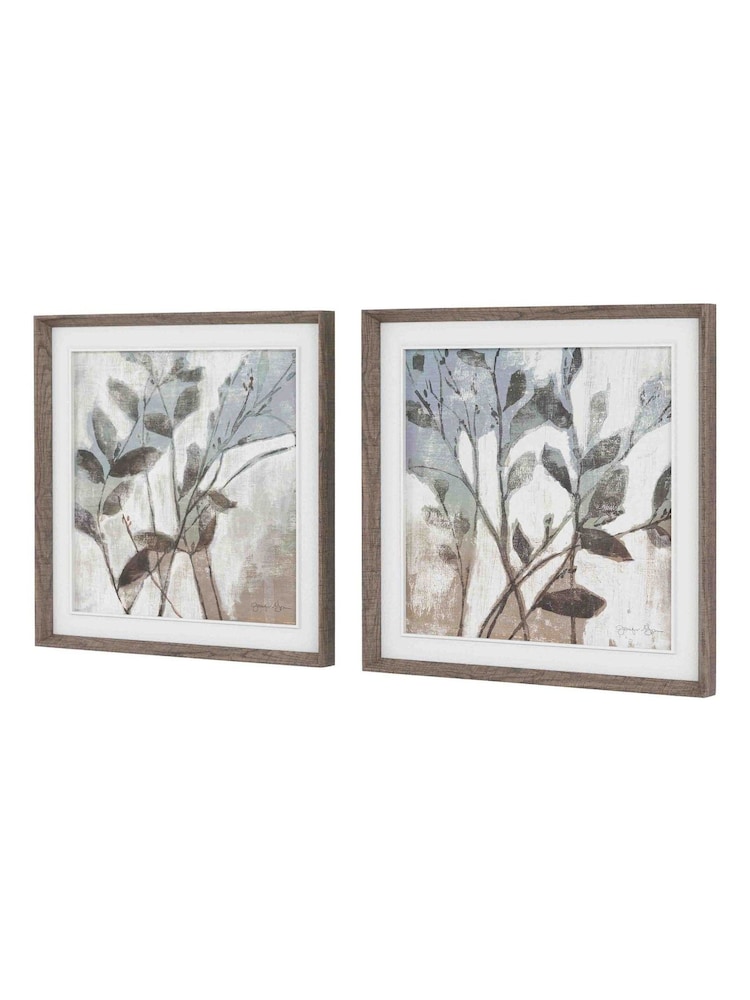 Gallery Home White Flora & Figure Framed Canvas Set of 2 - Image 4 of 4 Gallery Home White Flora & Figure Framed Canvas Set of 2 - Image 4 of 4