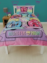 Monster High Purple Single Duvet Cover and Pillowcase Set - Image 1 of 4