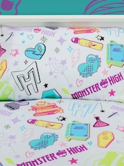 Monster High Purple Single Duvet Cover and Pillowcase Set - Image 4 of 4