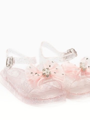 Lelli Kelly Pink Bow Jelly Sandals - Image 2 of 5