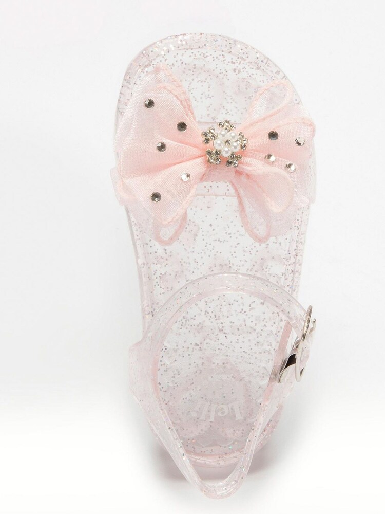 Lelli Kelly Pink Bow Jelly Sandals - Image 3 of 5