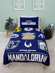 The Mandalorian Blue Single Reversible Duvet Cover and Pillowcase Set - Image 2 of 5