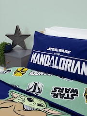 The Mandalorian Blue Single Reversible Duvet Cover and Pillowcase Set - Image 4 of 5