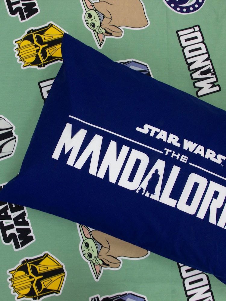 The Mandalorian Blue Single Reversible Duvet Cover and Pillowcase Set - Image 5 of 5
