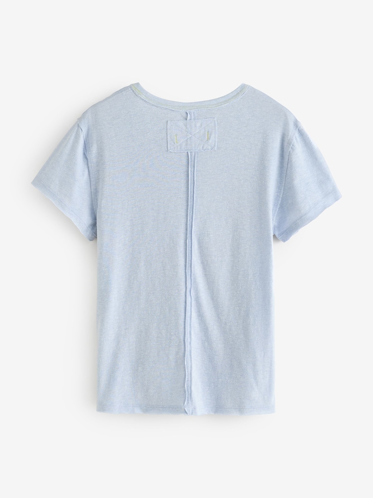 Free People Blue Nova T-Shirt Graphic - Image 2 of 4 Free People Blue Nova T-Shirt Graphic - Image 2 of 4
