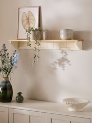 Chalk White Malvern Shelf - Image 1 of 6