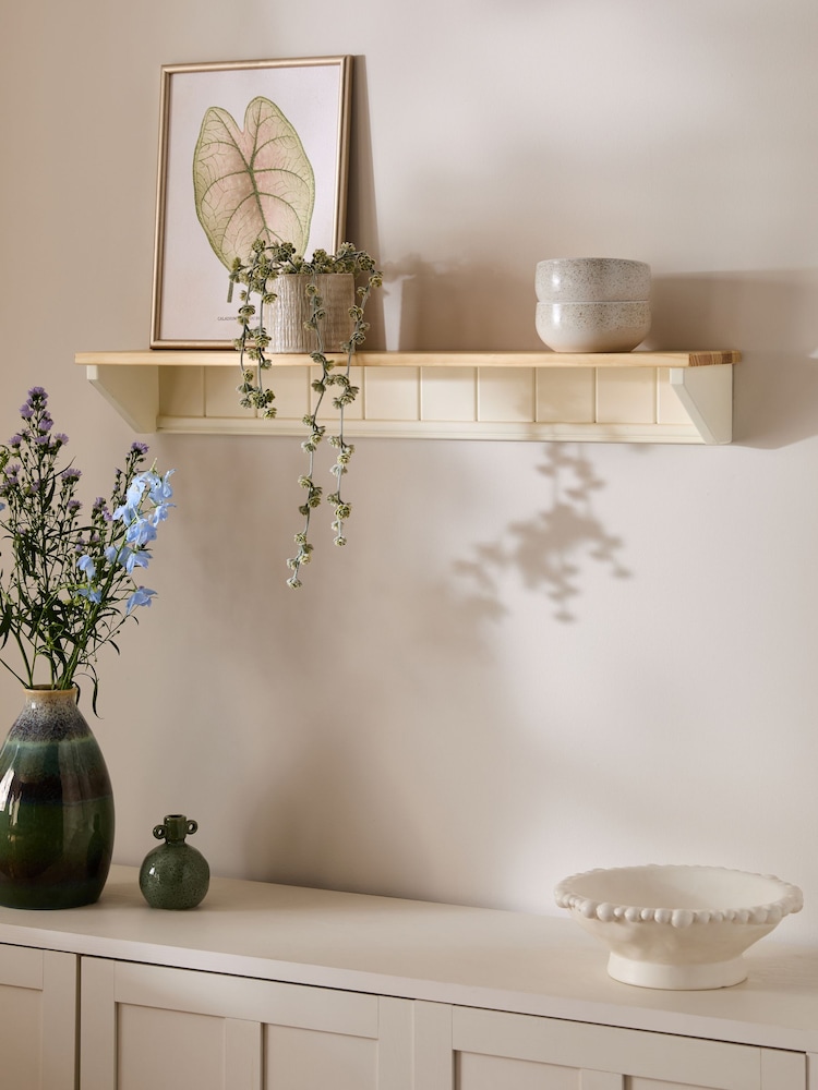 Chalk White Malvern Shelf - Image 1 of 6