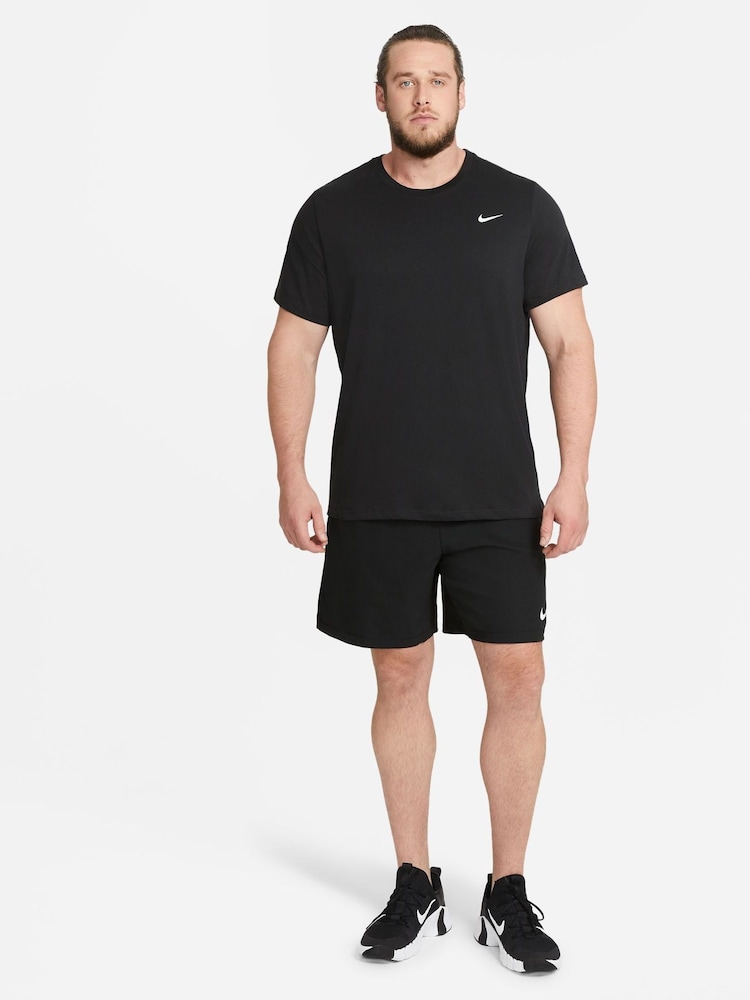 Czarny - Koszulka z krótkim rękawem, treningowa Nike Dri-FIT - Image 8 of 12