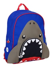 Harry Bear Blue Boys Shark Backpack - Image 3 of 4