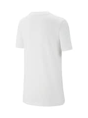 Bela - Bombažna majica s kratkimi rokavi Nike 100% Futura - Slika 4 iz 4