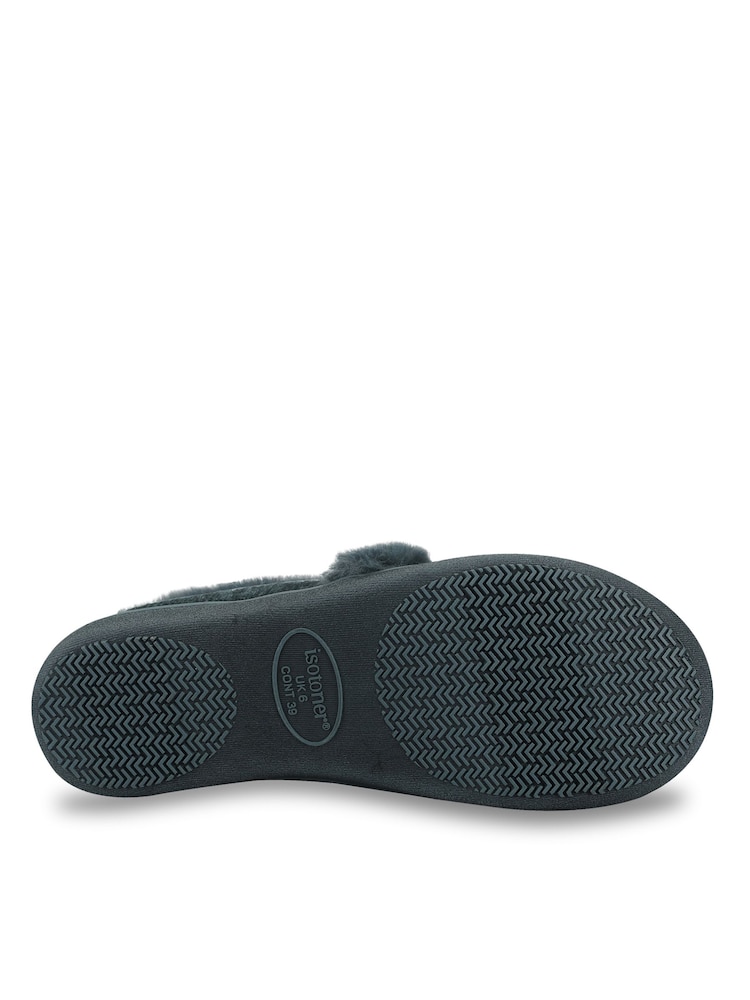 Totes Green Sparkle Full Back Slippers - Image 5 of 5 Totes Green Sparkle Full Back Slippers - Image 5 of 5