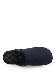 Totes Blue Soft Cord Mule Slippers - Image 4 of 5