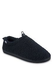 Totes Blue Borg Full Back Slippers with Toggle - Image 3 of 5