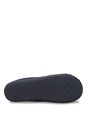 Totes Blue Borg Full Back Slippers with Toggle - Image 5 of 5