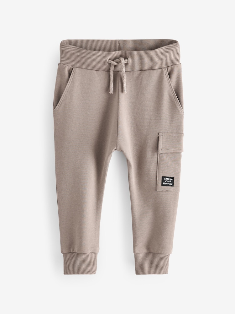 Verde cáqui/cinza/preto - Pacote 3 Super Skinny Utility Joggers (3meses a7anos) - Imagem 2 de 6
