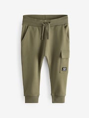 Verde cáqui/cinza/preto - Pacote 3 Super Skinny Utility Joggers (3meses a7anos) - Imagem 4 de 6