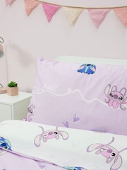 Disney Purple Stitch Single Reversible Duvet Cover and Pillowcase Set - Image 1 of 4