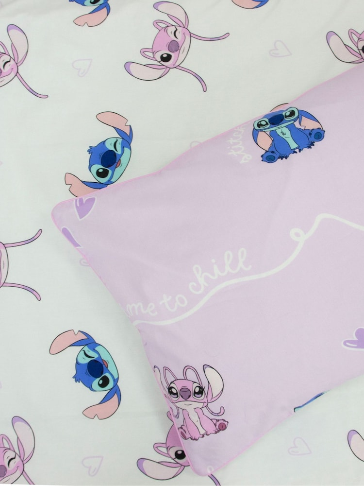 Disney Purple Stitch Single Reversible Duvet Cover and Pillowcase Set - Image 4 of 4