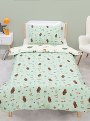 Gruffalo Green Single Reversible Duvet Cover and Pillowcase Set - Image 3 of 6