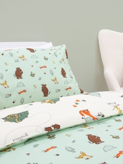 Gruffalo Green Single Reversible Duvet Cover and Pillowcase Set - Image 4 of 6