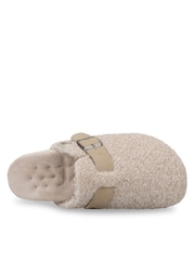 Pantuflas estilo zuecos de borreguito de Totes - Imagen 4 de 5