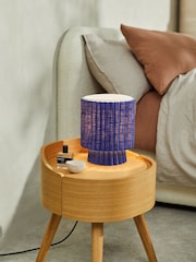 MADE.COM Blue Small Reva Table Lamp - Image 2 of 6