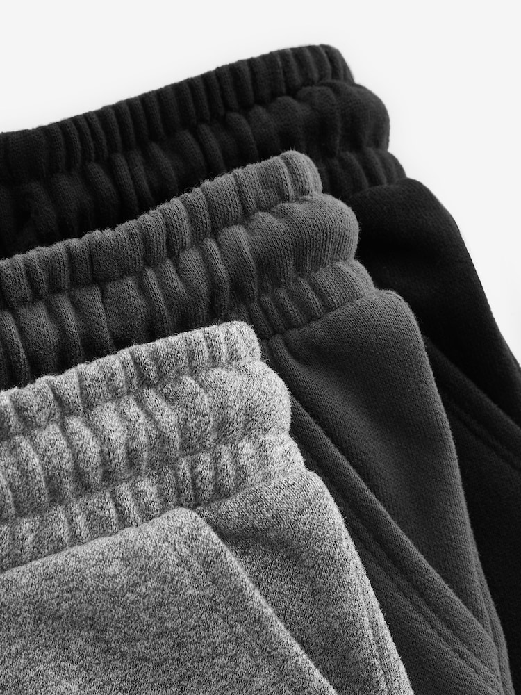 Preto/Carvão/Cinza - Pacote 3 de corredores Soft Touch (3meses a7anos) - Imagem 6 de 6
