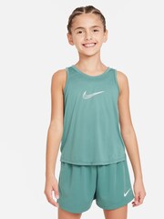 Nike Green Dri-FIT Performance One Vest Top - Image 1 of 5