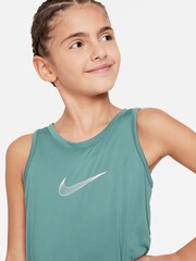 Nike Green Dri-FIT Performance One Vest Top - Image 4 of 5