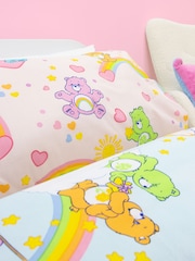 Care Bears Pink Single Reversible Duvet Cover and Pillowcase Set - Image 1 of 4