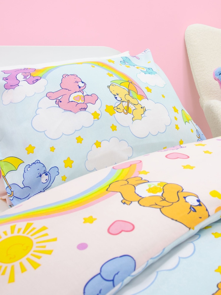Care Bears Pink Single Reversible Duvet Cover and Pillowcase Set - Image 4 of 4