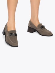 Kurt Geiger London Grey Kingsley Heel Shoes - Image 1 of 5