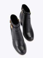 Kurt Geiger London Black Kingsley Block Ankle Boots - Image 4 of 5