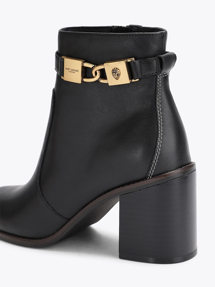 Kurt Geiger London Black Kingsley Block Ankle Boots - Image 5 of 5 Kurt Geiger London Black Kingsley Block Ankle Boots - Image 5 of 5