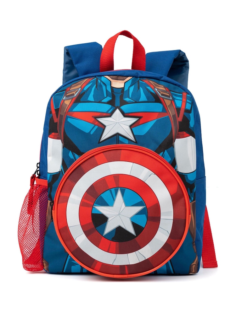 Vanilla Underground Blue Marvel Boys 4 Piece Backpack Set - Image 2 of 6