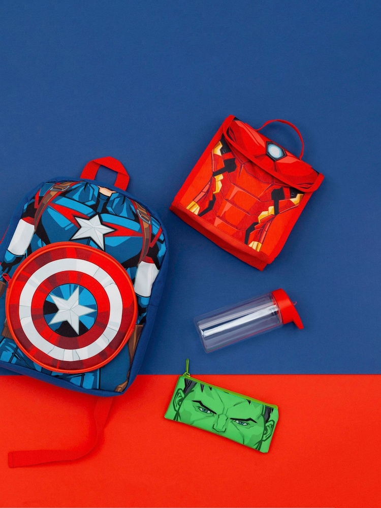 Vanilla Underground Blue Marvel Boys 4 Piece Backpack Set - Image 6 of 6