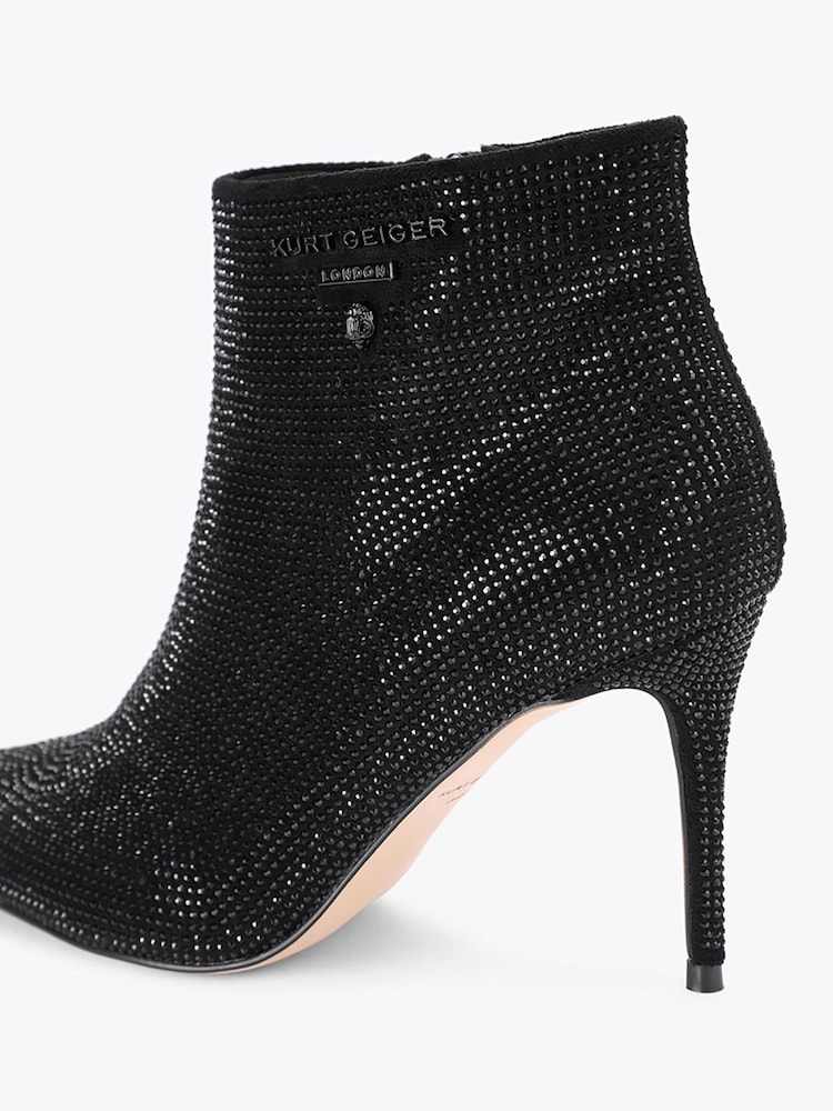 Kurt Geiger London Black Stiletto Ankle Boots - Image 2 of 2 Kurt Geiger London Black Stiletto Ankle Boots - Image 2 of 2