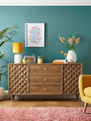 Dark Lloyd Mango Wood Large Sideboard - Image 2 of 10