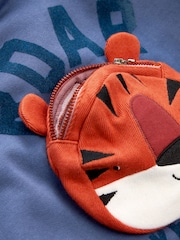 Blue Tiger Bumbag 100% Cotton Hoodie and Leggings Set (3mths-7yrs) - Image 6 of 8