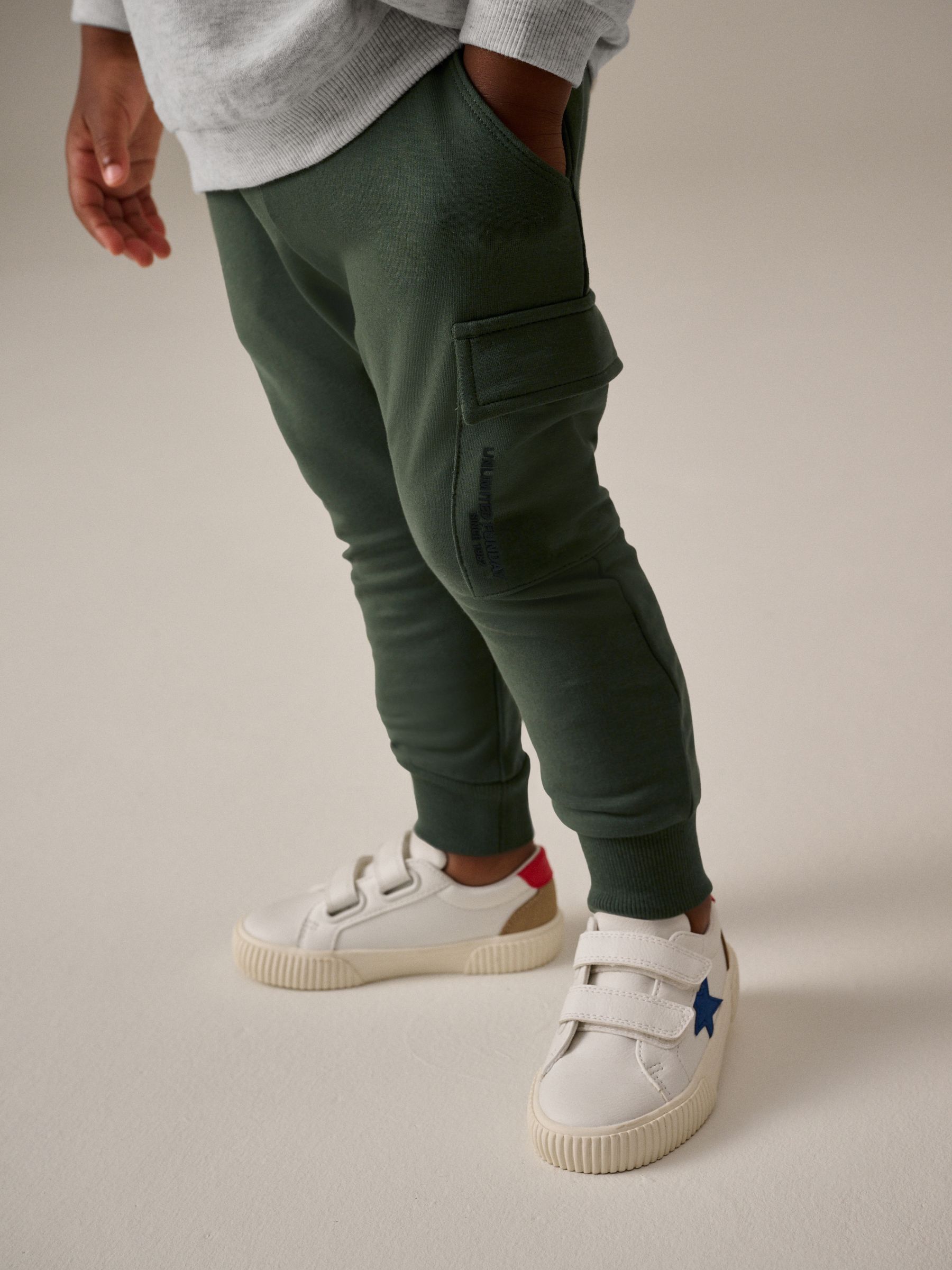 Buy Khaki Grey Utility Sweatshirt and Super Skinny Joggers Set 3mths 7yrs from Next Luxembourg