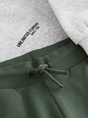 Khaki/Grey Utility Sweatshirt and Super Skinny Joggers Set (3mths-7yrs) - Image 8 of 9