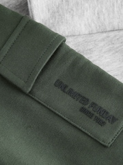 Khaki/Grey Utility Sweatshirt and Super Skinny Joggers Set (3mths-7yrs) - Image 9 of 9